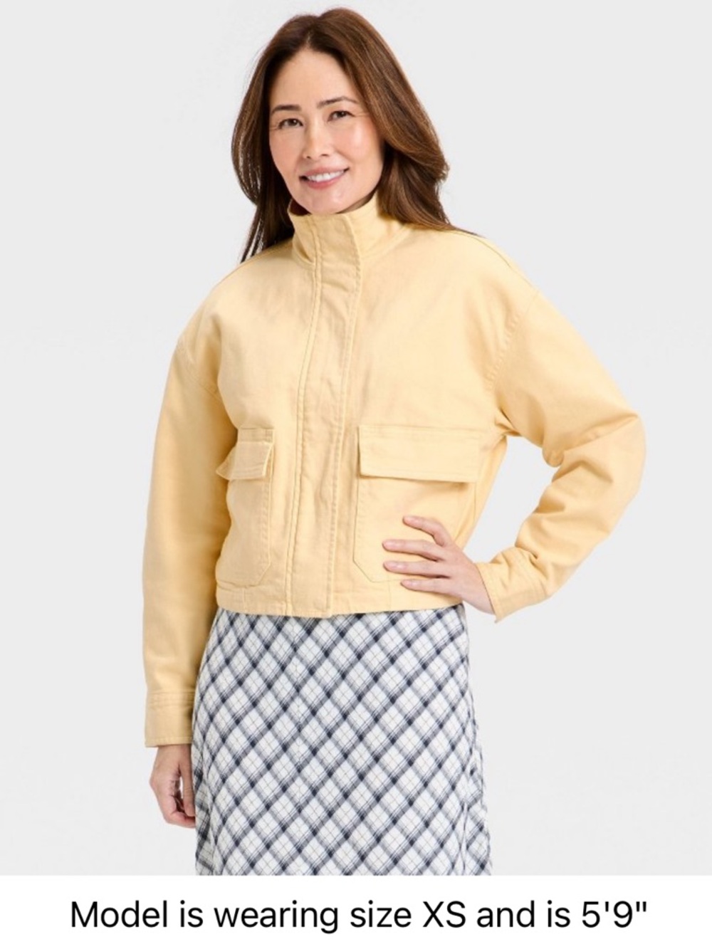 Viral universal thread butter yellow utility jacket sold out NWT small